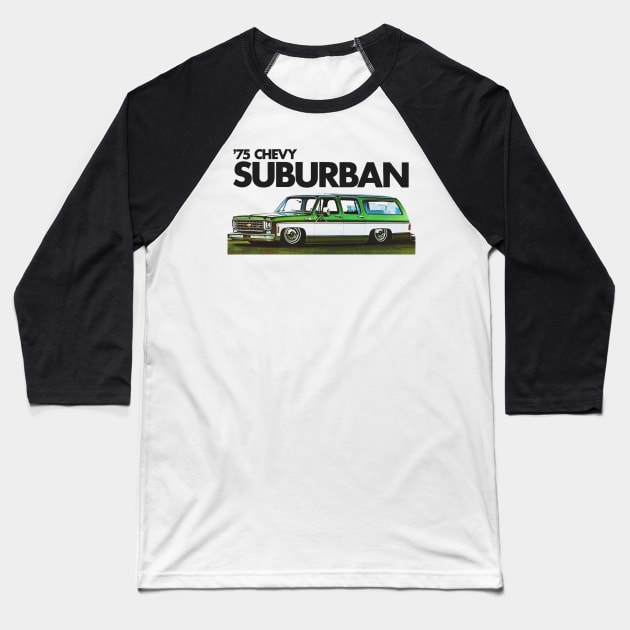 chevy suburban Baseball T-Shirt by small alley co